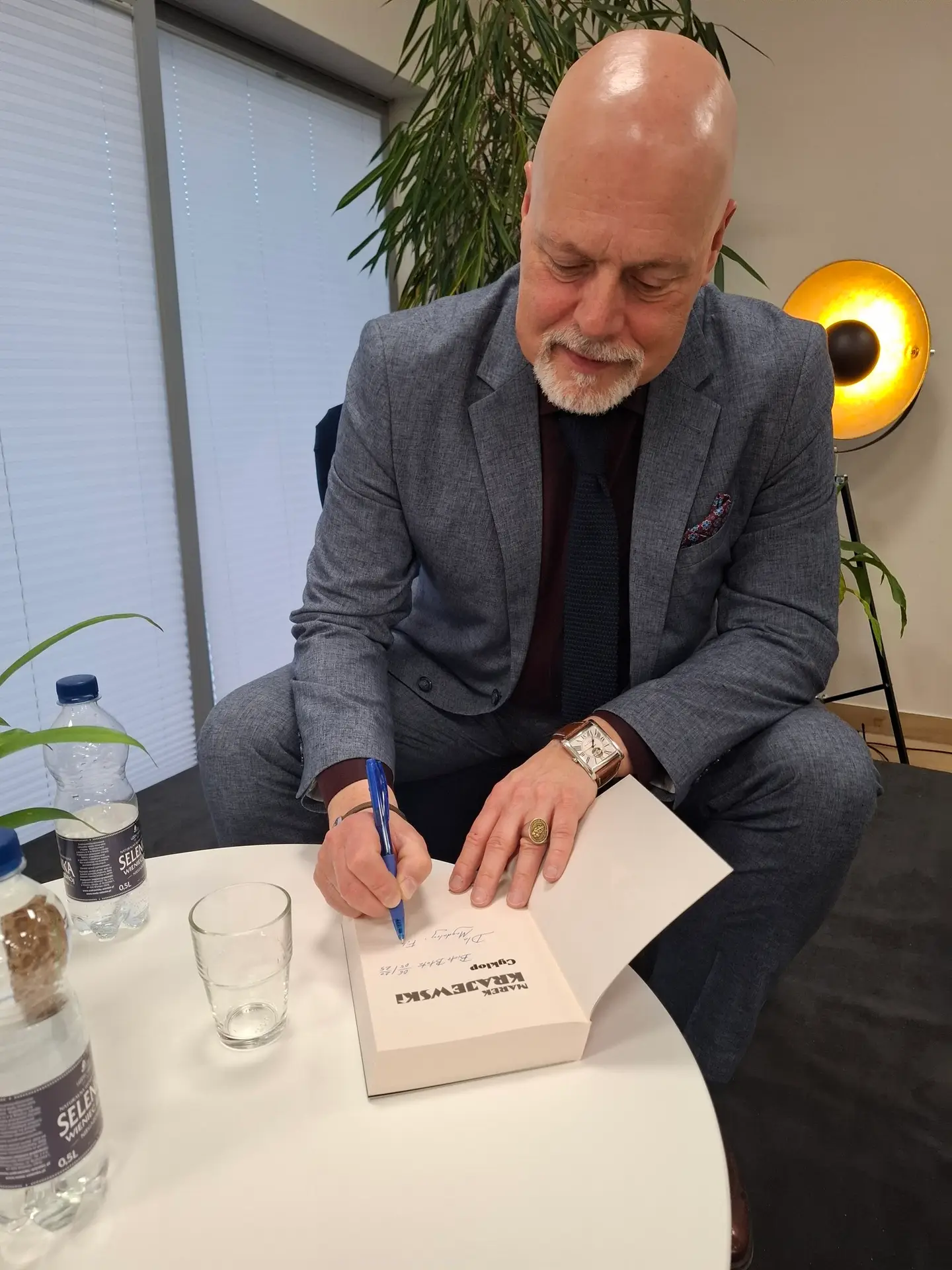 Marek Krajewski w Białych Błotach
