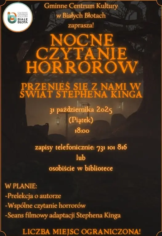 Nocne czytanie horrorów