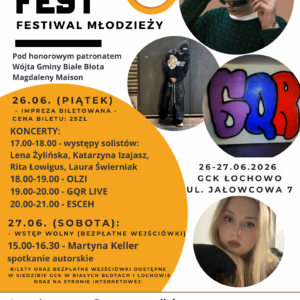 Piątek - Youth Fest - Festiwal Młodych 2026 - Łochowo