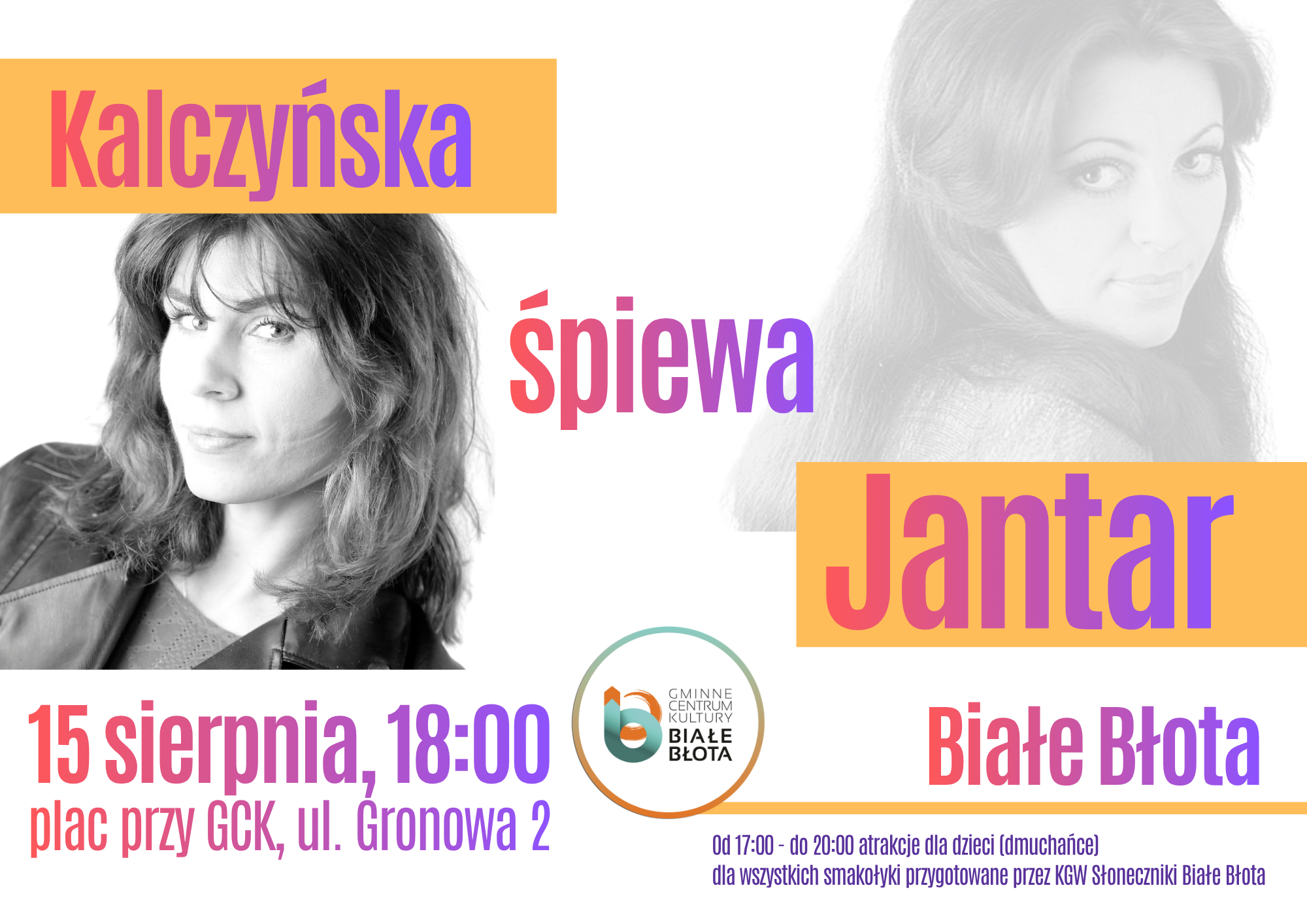 Kalczyńska Śpiewa Jantar – koncert w Białych Błotach