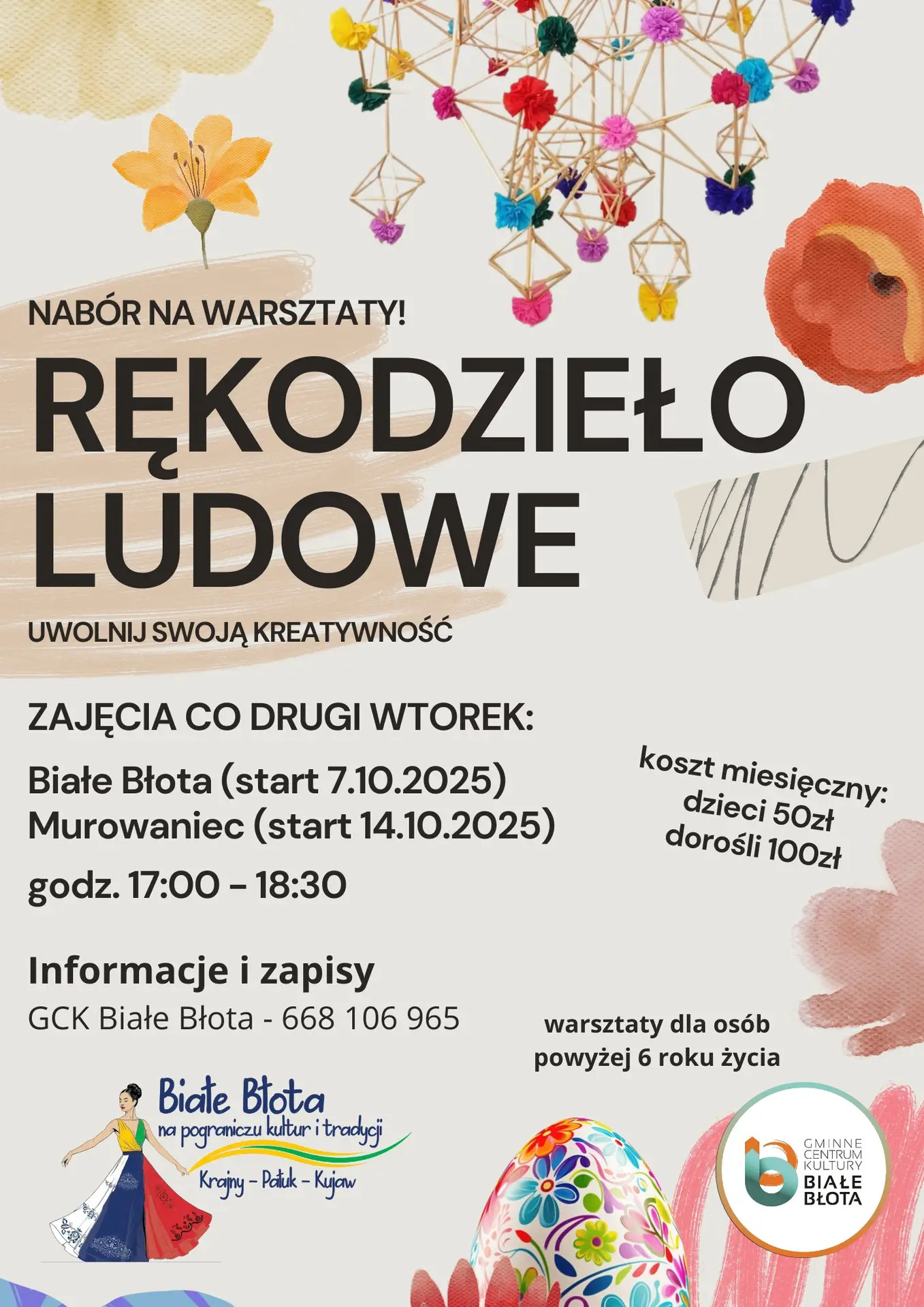 Rękodzieło ludowe W Gminnym Centrum Kultury