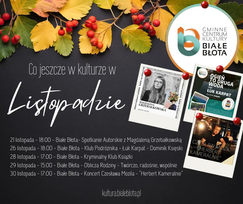 LISTOPAD W GCK WCIĄŻ TRWA!