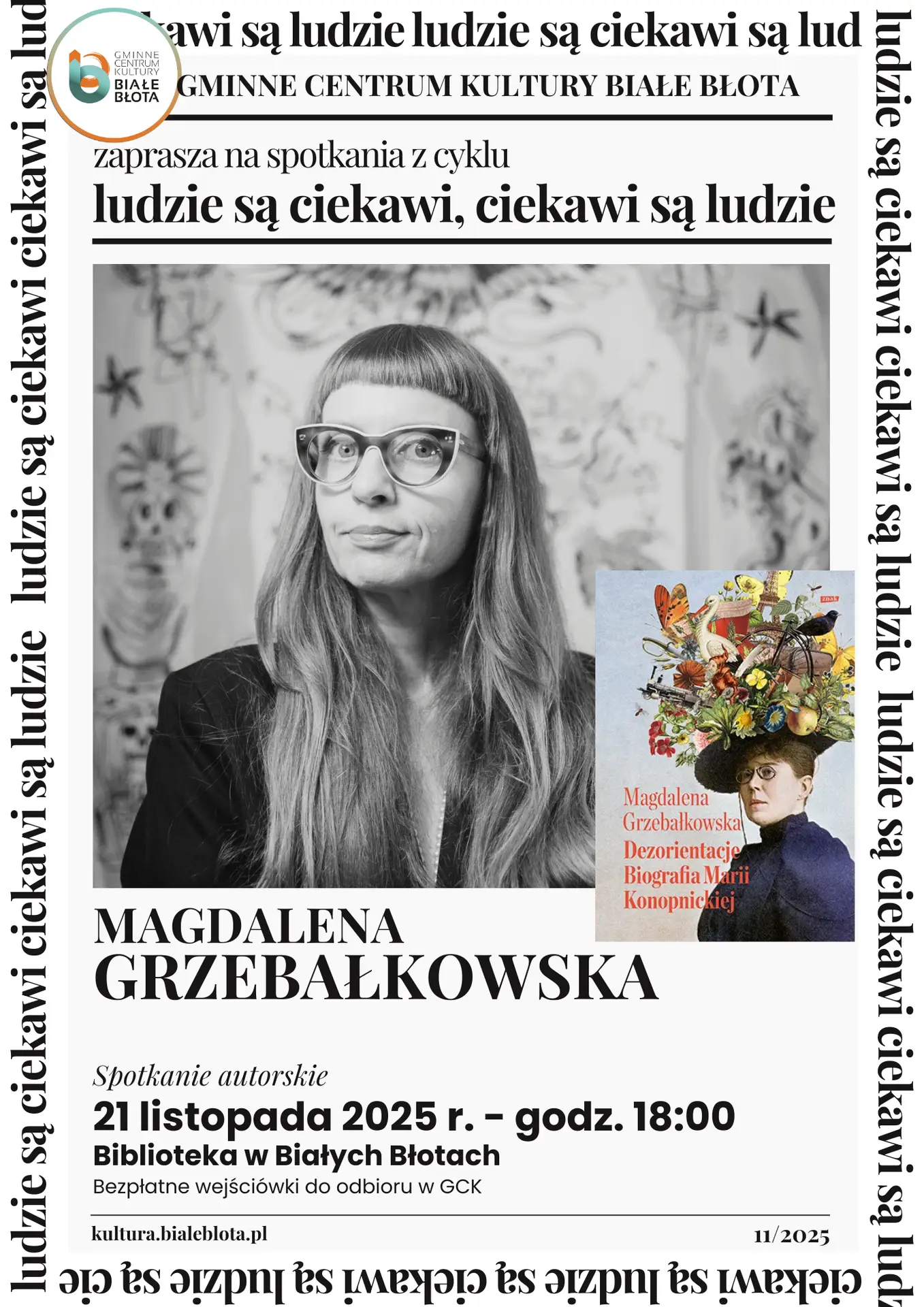 Spotkanie autorskie z Magdaleną Grzebałkowską