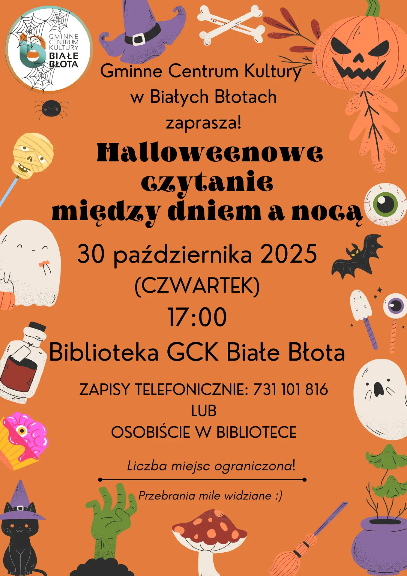 Halloweenowe czytanie między dniem a nocą