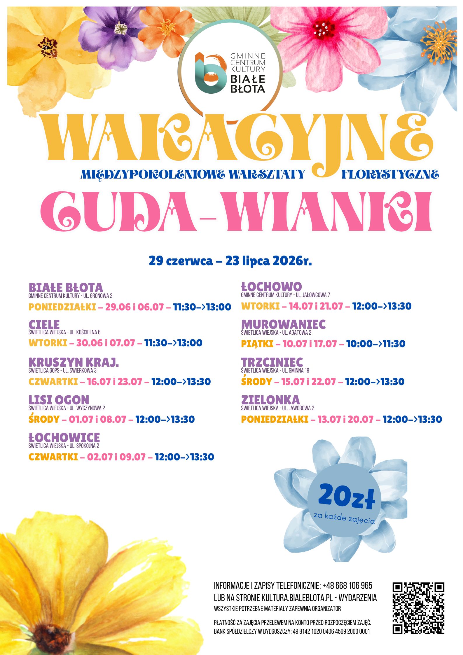 🌿💐 Cuda Wianki – międzypokoleniowe warsztaty florystyczne 💐🌿